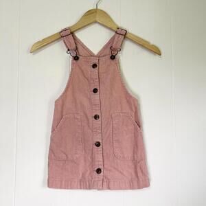 Osh Kosh B'gosh Pink Corduroy Overalls Girls Toddler 4T